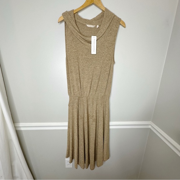 Soft Surroundings Kerry Dress Cowl Neck Smocked Soft Stretchy Flowy SzM - Picture 2 of 7